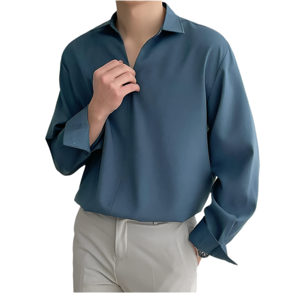 Men's Luxury Lapel Shirt