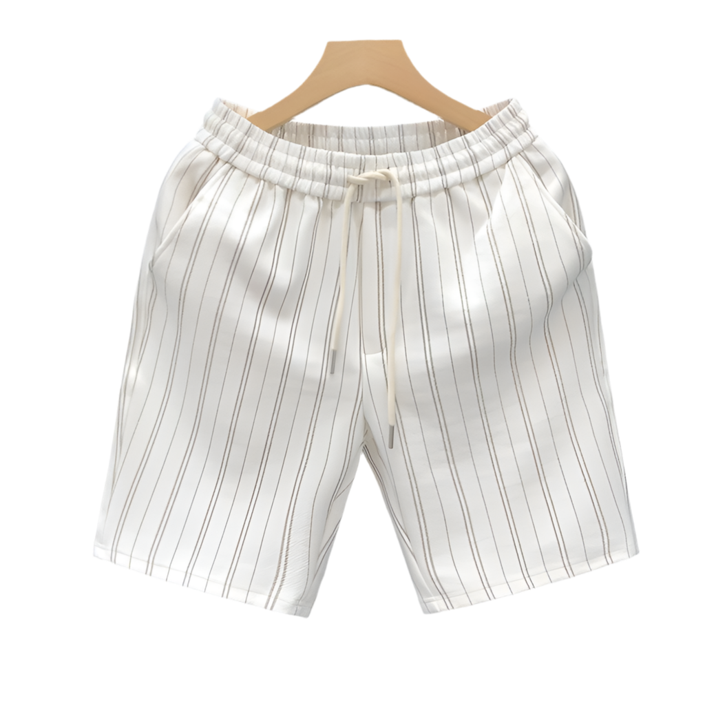 Men's Linen Ledger Pinstripe Shorts