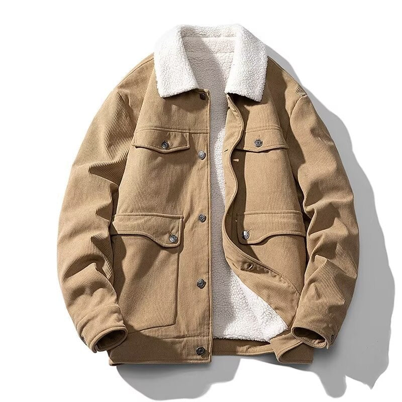 Men's Sherpa Corduroy Coat