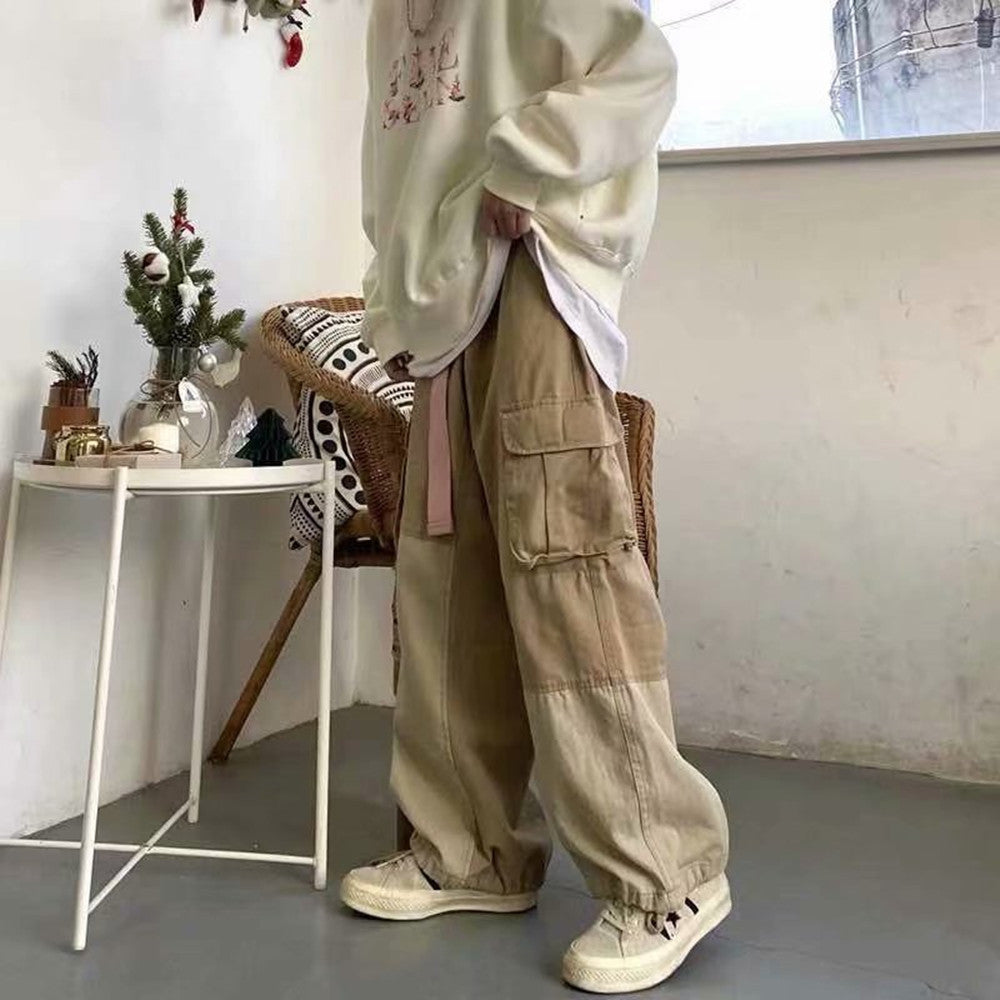 Men's Dual-Tone Spliced Cargo