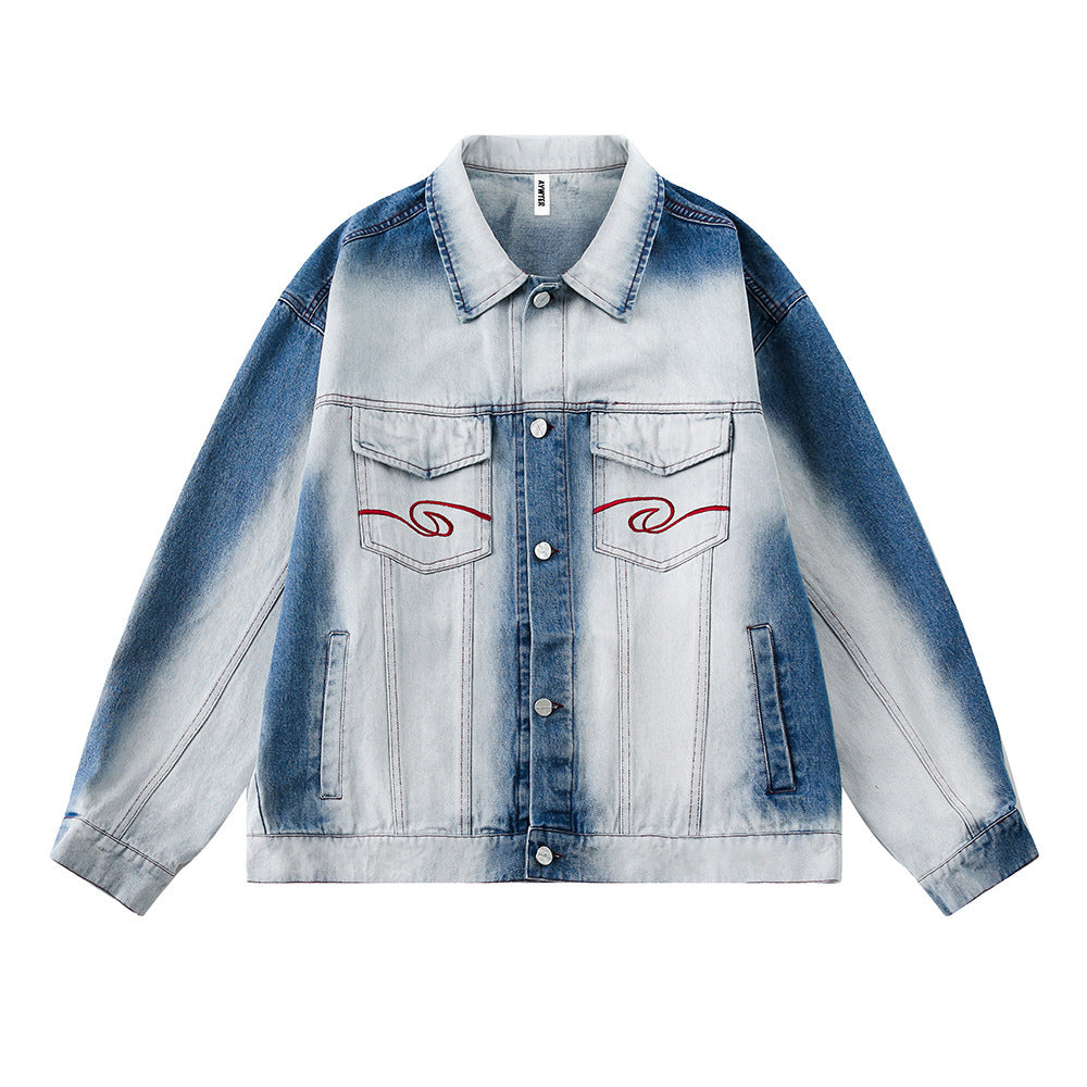 Men's Cloudline Gradient Denim Jacket