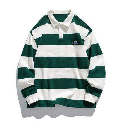 Men's Metro Stripe Polo Sweater