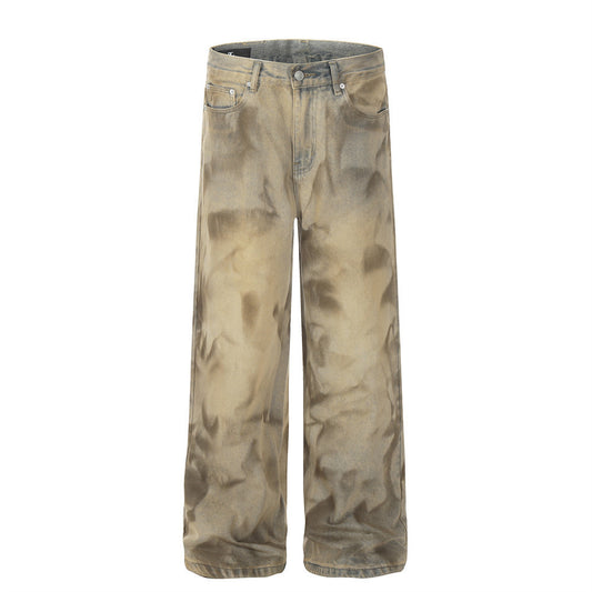 Men's TerraTone Mud-Dyed Straight Leg Jeans