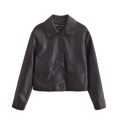 Men's Noir Cut Leather Jacket