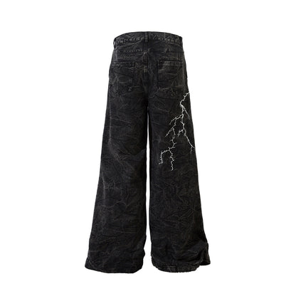 Men's VoltWave Wide-Leg Jeans