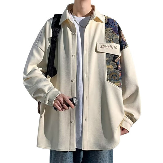 Men's PatchLane Casual Workwear Shirt