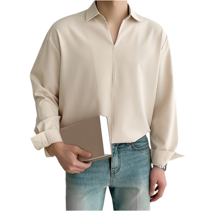 Men's Luxury Lapel Shirt