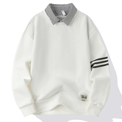 Men's False Two-piece Sweater