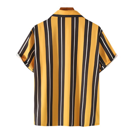 Men's Golden Hour Striped Breeze Shirt