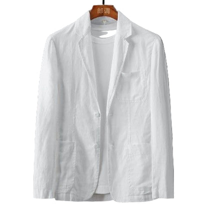 White shirt on a hanger against a dark background