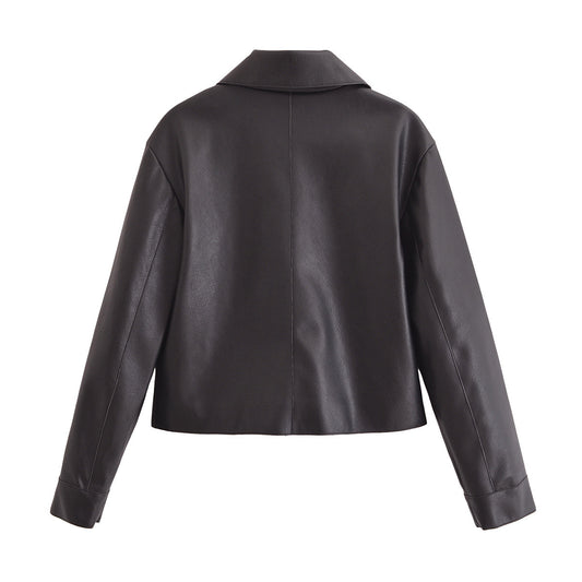 Men's Noir Cut Leather Jacket