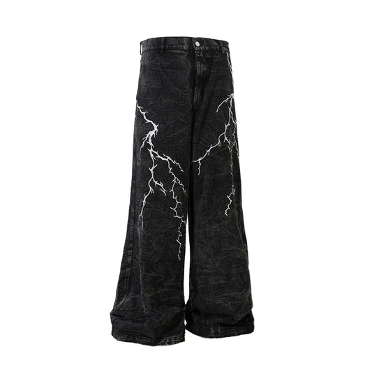 Men's VoltWave Wide-Leg Jeans