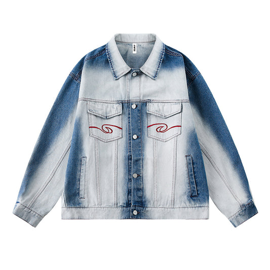 Men's Cloudline Gradient Denim Jacket
